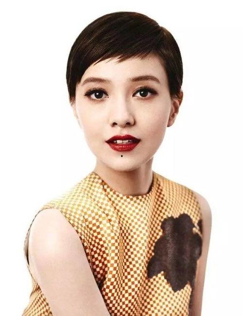 短发的女明星图片,探寻女明星短发造型之美